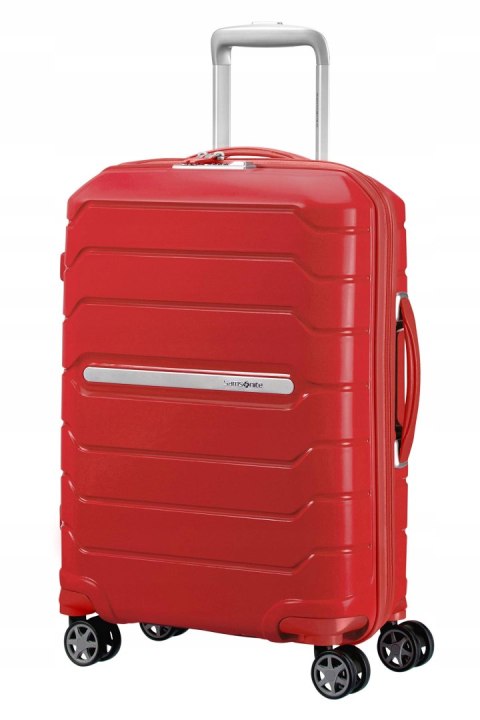 Samsonite Flux Spinner M Rozszerzalna walizka 68 cm 75/85L czerwona