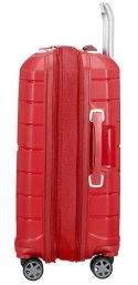 Samsonite Flux Spinner M Rozszerzalna walizka 68 cm 75/85L czerwona