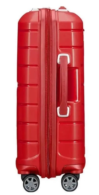 Samsonite Flux Spinner M Rozszerzalna walizka 68 cm 75/85L czerwona