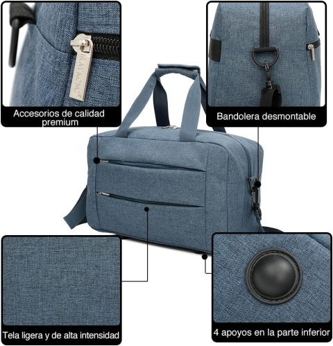 TORBA PODRÓŻNA BAGAŻ PODRĘCZNY SAMOLOTU KABINOWY SKŁADANA DO RYANAIR