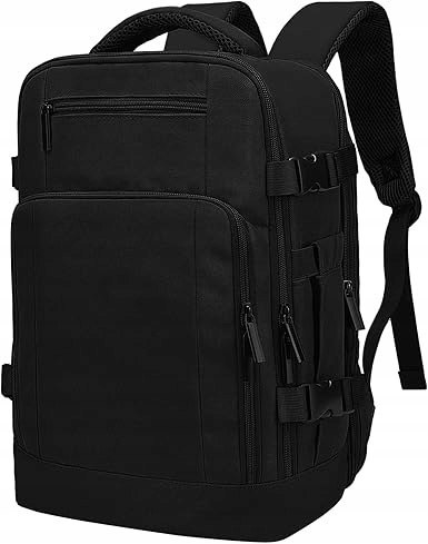 ZHXX PLECAK do bagaży kabinowych Ryanair 40x20x25 cm CZARNY