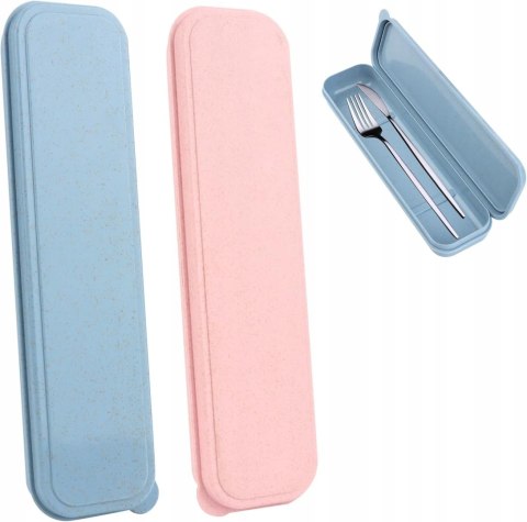 2 szt. przenośne pudełko na sztućce LOBVABA wielokrotnego użytku