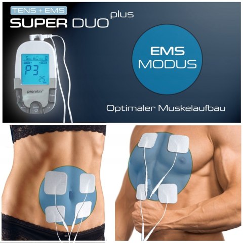 ELEKTROSTYMULATOR PRORELAX TENS + EMS Super DUO