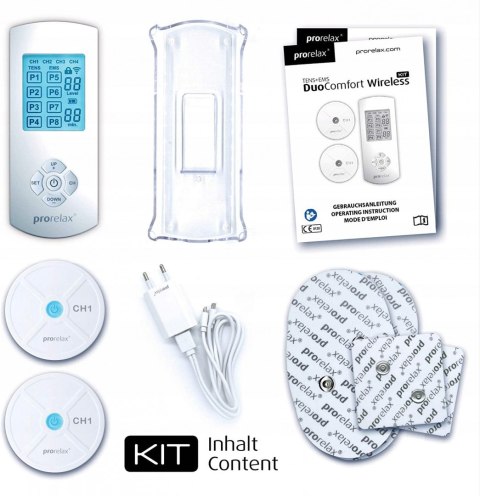 Elektrostymulator mięśni ProRelax 50807 Duo biały