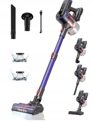 Odkurzacz Bezprzewodowy Buture JR400 Bezszczotkowy Silnik 38Kpa 450W MOCNY