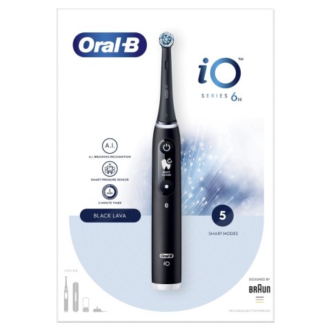 Oral-B iO Series 6 Black Lava Szczoteczka elektryczna