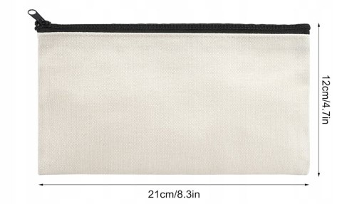 Płócienne kosmetyczki Piórniki SIMEIXIszt.12 21x12 cm