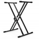 Podwójny typu X Stand na keyboard Onyx 130 Black Audibax