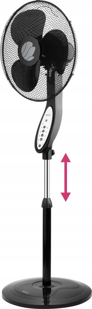 Wentylator podłogowy ECG FS 40a czarny