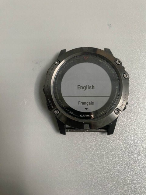 Zegarek sportowy Garmin Fenix 5X czarny