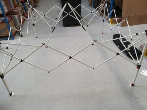 Altana z siatką Vounot 360 x 360 x 360cm tworzywo sztuczne