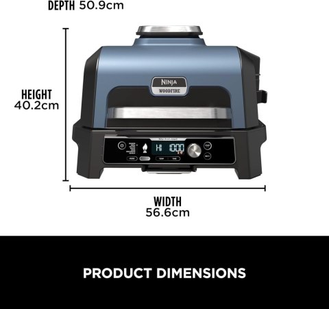 Składany grill elektryczny Ninja OG901EU wielokolorowy 2000 W