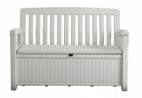 Skrzynia ławka ogrodowa Keter Hudson Patio Bench White 227L