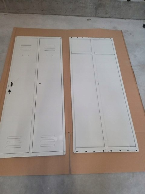 Szafa BHP podwójna GARDEN FRIEND 68,5 x 50 x 180 cm