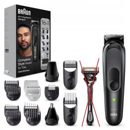 Zestaw do stylizacji dla mężczyzn Braun MGK7470 16 w 1 z serii 7