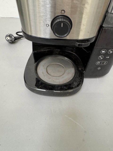 Ekspres przelewowy Philips HD7900/50 1,25 l czarny wbudowany młynek