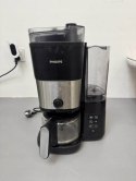 Ekspres przelewowy Philips HD7900/50 1,25 l czarny wbudowany młynek