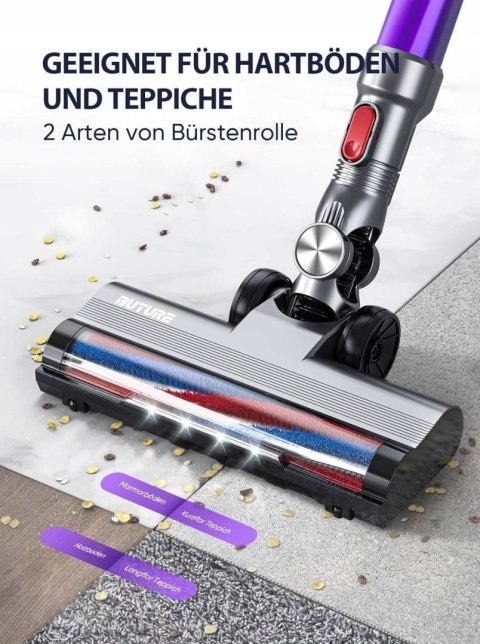 Odkurzacz pionowy Buture VC50-PL fioletowy