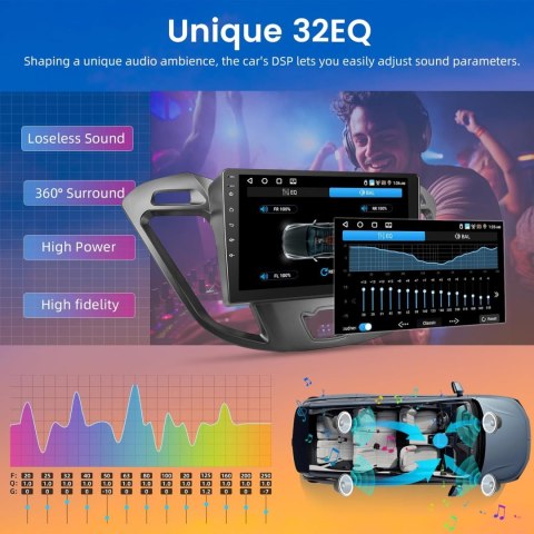 Radio samochodowe NHOPEEW FORD TRANSIT 2013-2017 CARPLAY