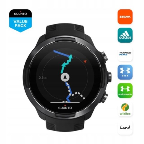 Zegarek sportowy Suunto 9 Baro czarny