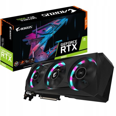 Karta graficzna Gigabyte GeForce RTX 3060 AORUS ELITE LHR 12GB