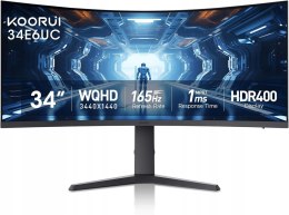 MONITOR KOORUI MG34H8Q 34'' 165Hz 1MS 2440X1440
