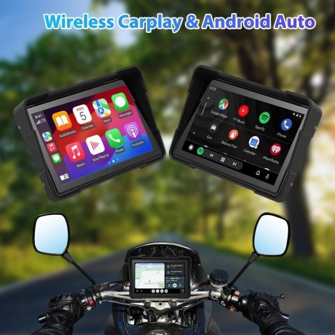 Nawigacja motocyklowa sunweyer 5'' carplay android