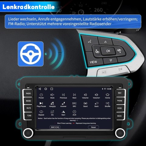 RADIO SAMOCHODOWE AS006 DO VW PASSAT GOLF POLO SKODA SEAT