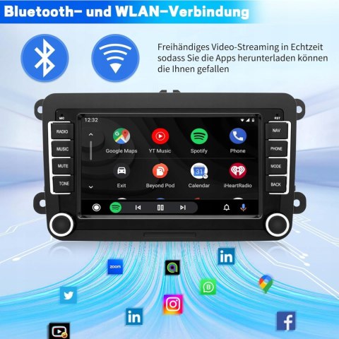 RADIO SAMOCHODOWE AS006 DO VW PASSAT GOLF POLO SKODA SEAT