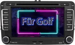 RADIO SAMOCHODOWE AS049 DO VW GOLF 5 GOLF 6 CD DVD BLUETOOTH