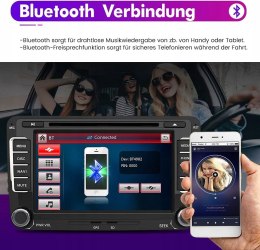 RADIO SAMOCHODOWE AS049 DO VW GOLF 5 GOLF 6 CD DVD BLUETOOTH