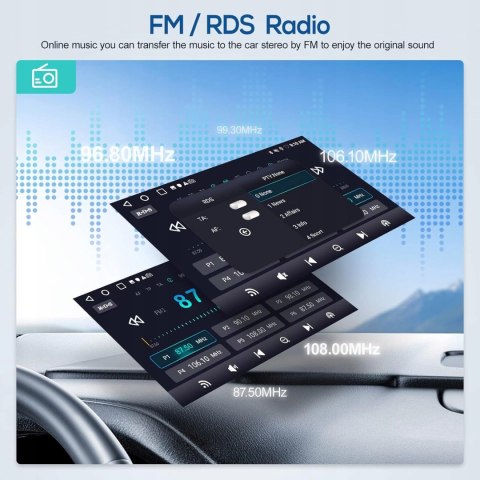 RADIO SAMOCHODOWE PODOFO 9'' CARPLAY ANDROID BT WIFI