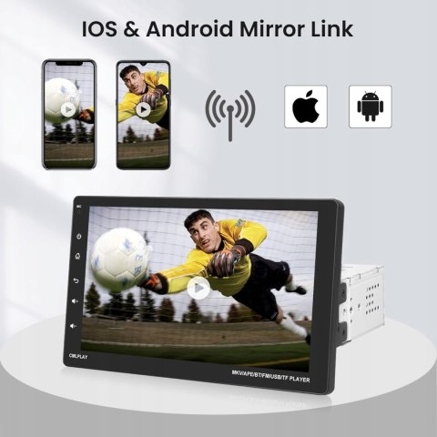 Radio samochodowe AS039 9'' APPLE CARPLAY 1-DIN