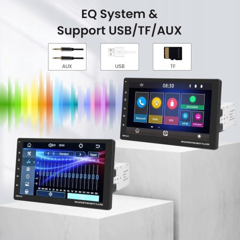 Radio samochodowe AS039 9'' APPLE CARPLAY 1-DIN