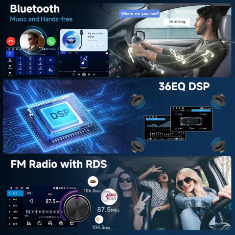 Radio samochodowe AS075 DO VW T5 T6 MULTIVAN 2004-2009 CARPLAY