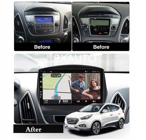 Radio samochodowe SXAUTO Android 10 radio samochodowe 2-DIN