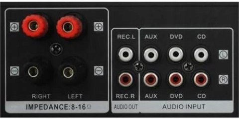 Auna AV2-CD508 Wzmacniacz, HiFi Stereo Mini wzmacniacz HiFi