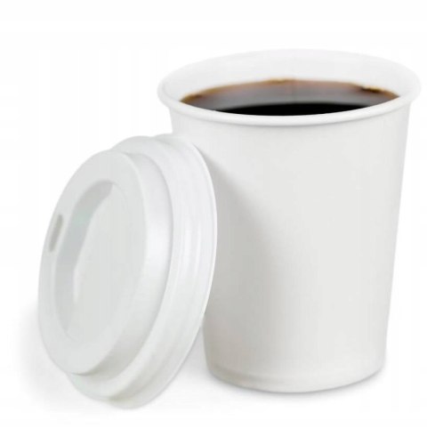 Kubki jednorazowe Guillin 180 ml papierowe białe 50 sztuk