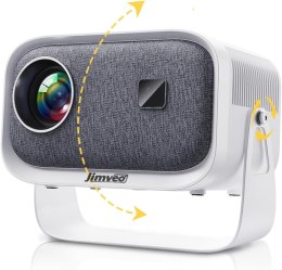 Mini PROJEKTOR z WiFi BLUETOOTH JIMVEO E18 1080p BIAŁY
