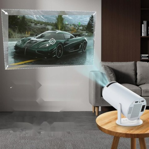 Mini projektor LQWELL HY300 WiFi 6 BT5.0 Android szary