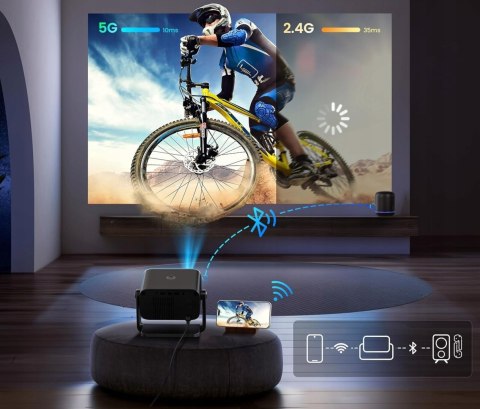 Projektor LCD PUTRIMS Mini Beamer PUTRIMS S28 czarny