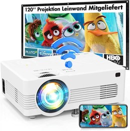 Projektor LCD QKK AK-83 biały