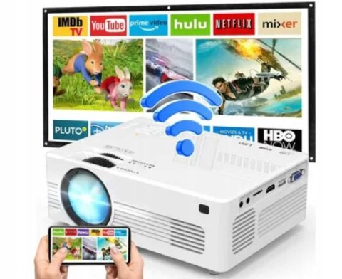 Projektor LCD QKK AK-83 biały