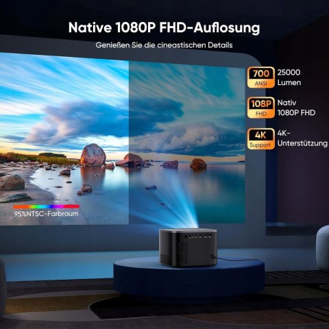 Projektor LCD VIGPIL C26C srebrny