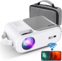 Veemi Mini projektor WiFi do filmów kina domowego z interfejsem HDMI-USB-AV