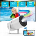 YOOYAA MINI BEAMER Projektor Android WiFi6 Bluetooth Full HD 1080P Kino