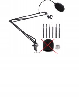 BASICS Statyw Mikrofonowy Z Popfiltrem Do Blue Yeti Snowball HyperX