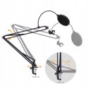 BASICS Statyw Mikrofonowy Z Popfiltrem Do Blue Yeti Snowball HyperX