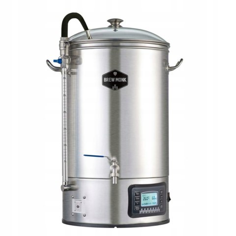 Brew Monk 057.700.30 Kadź do Piwa, Srebrny, 30 l