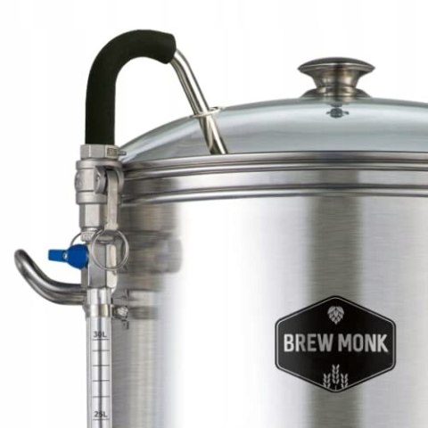 Brew Monk 057.700.30 Kadź do Piwa, Srebrny, 30 l